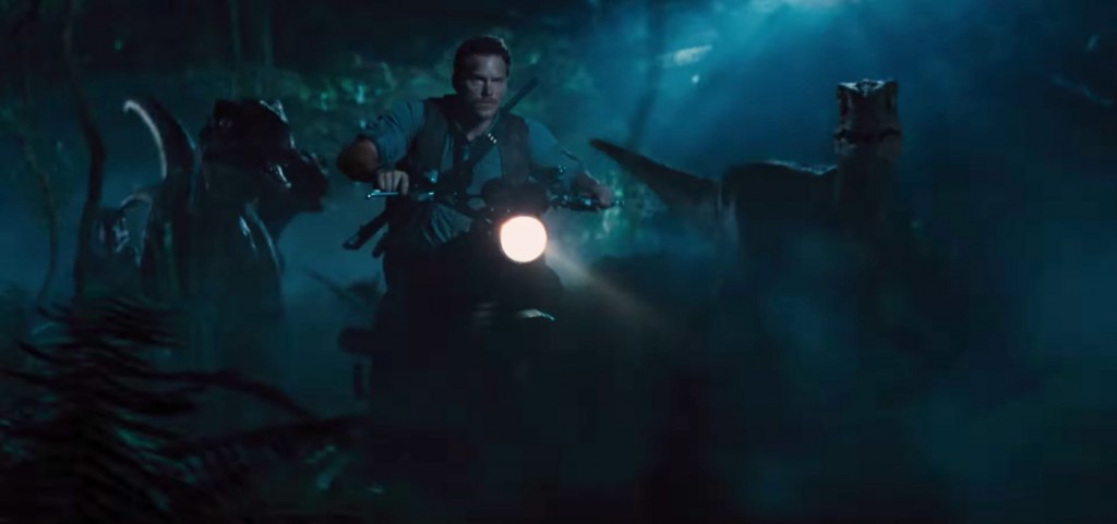 Bilde fra den nye «Jurassic World»-traileren.
