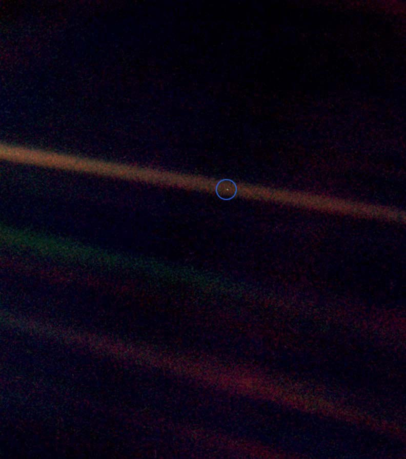 Jorda sett fra rommet. Foto: NASA/Wikimedia Commons.