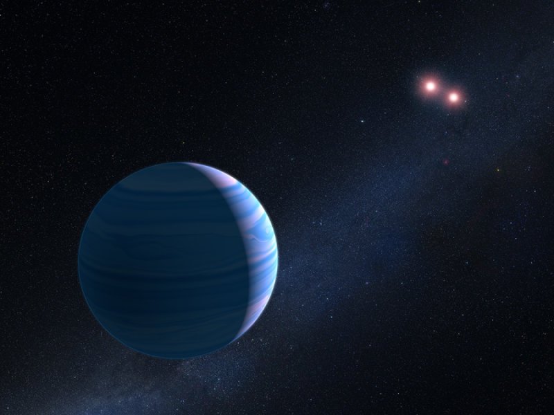Illustrasjon: NASA, ESA, and G. Bacon (STScI)